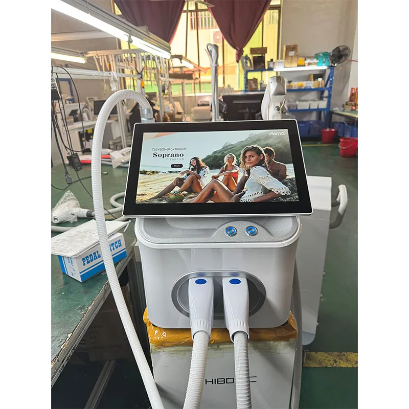Nd Yag Laser Tattoo Removal Machine - Diode Ice Laser 4 Wavelength Professional