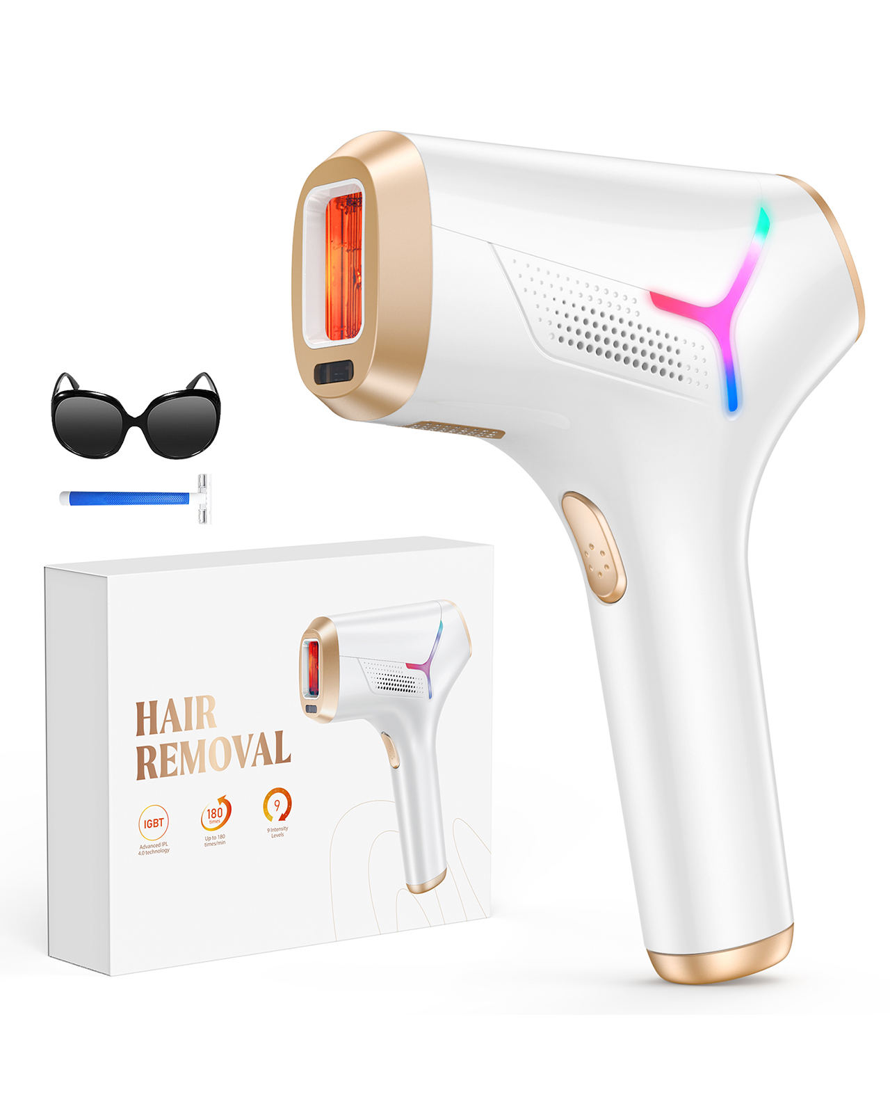 Ipl Hair Removal Handset Permanent - 990000 Flashes Hair Removal for Women