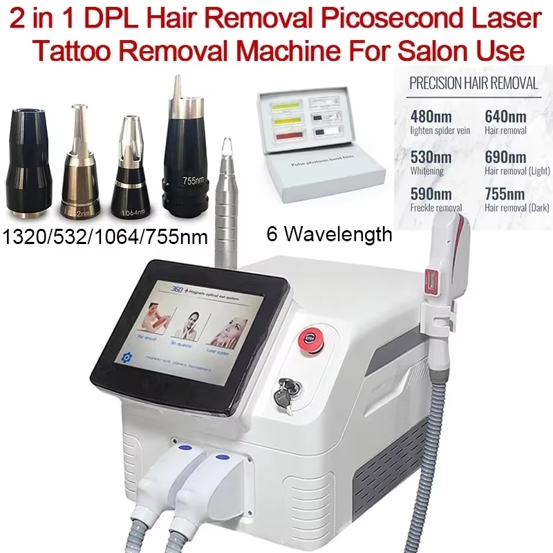 New Design 2026 2 in 1 Picolas - огляд і ціна Opt Ipl Laser Hair Removal Machine