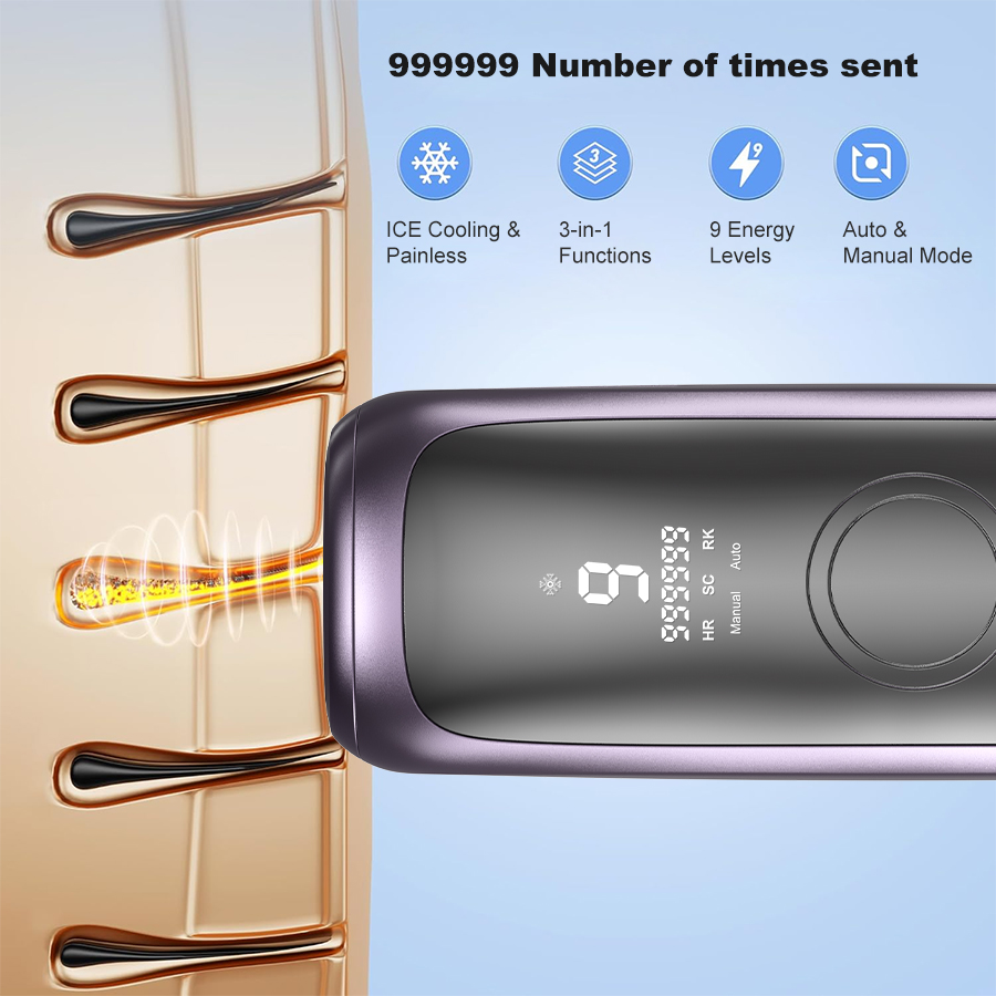Portable Professional Cooling  - огляд і ціна Home Ipl Hair Removal Sapphire Cooling