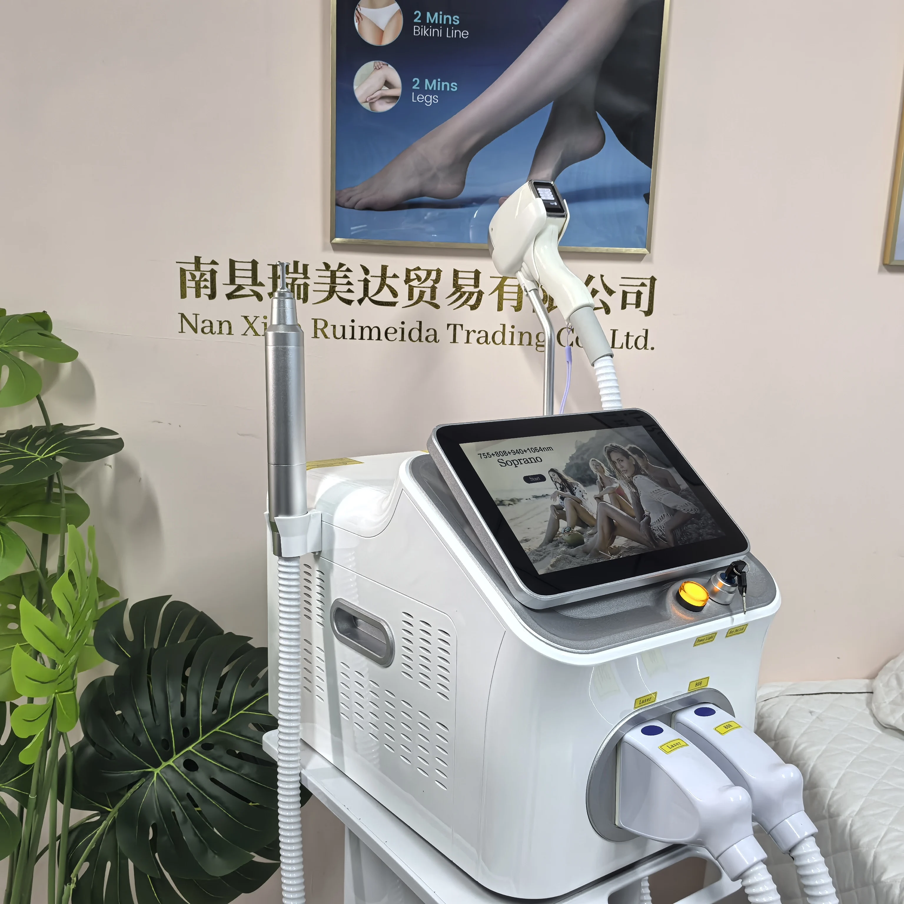 Professional 2IN1 Diode Laser  - огляд і ціна Nd Yag Laser Tattoo Removal Machine