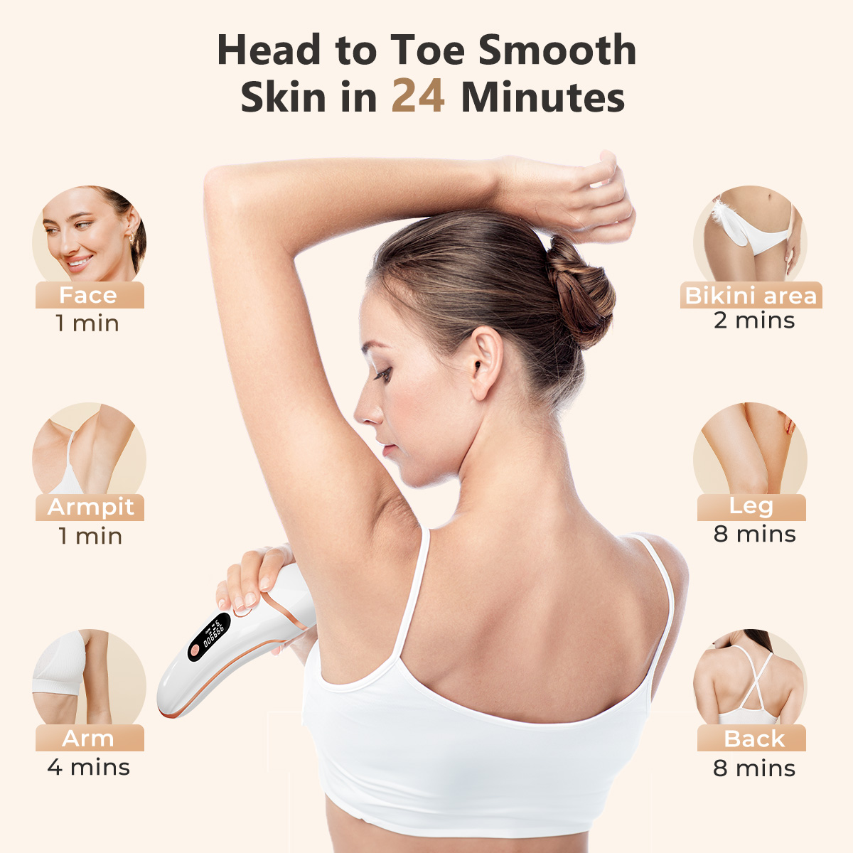 IPL Epilator 999000 Flashes La - огляд і ціна Ipl Hair Removal Handset Permanent