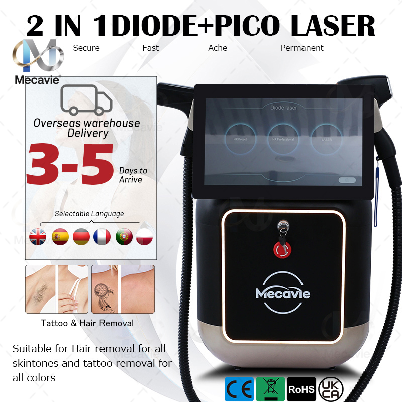 5000W Soprano 2 in 1 808+ Pico - огляд і ціна Alexandrite Laser Hair Removal Machine