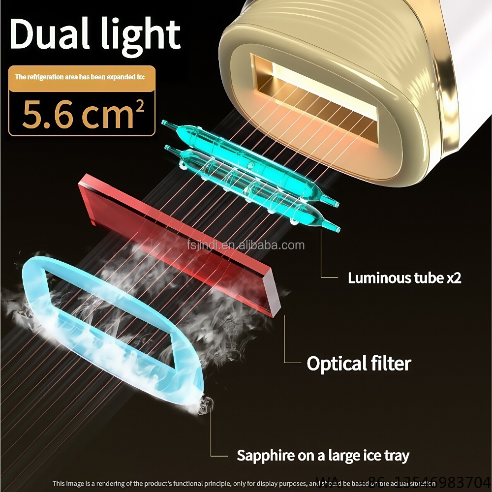 2025 Newest Double Lamp Sapphi - огляд і ціна Home Ipl Hair Removal Sapphire Cooling