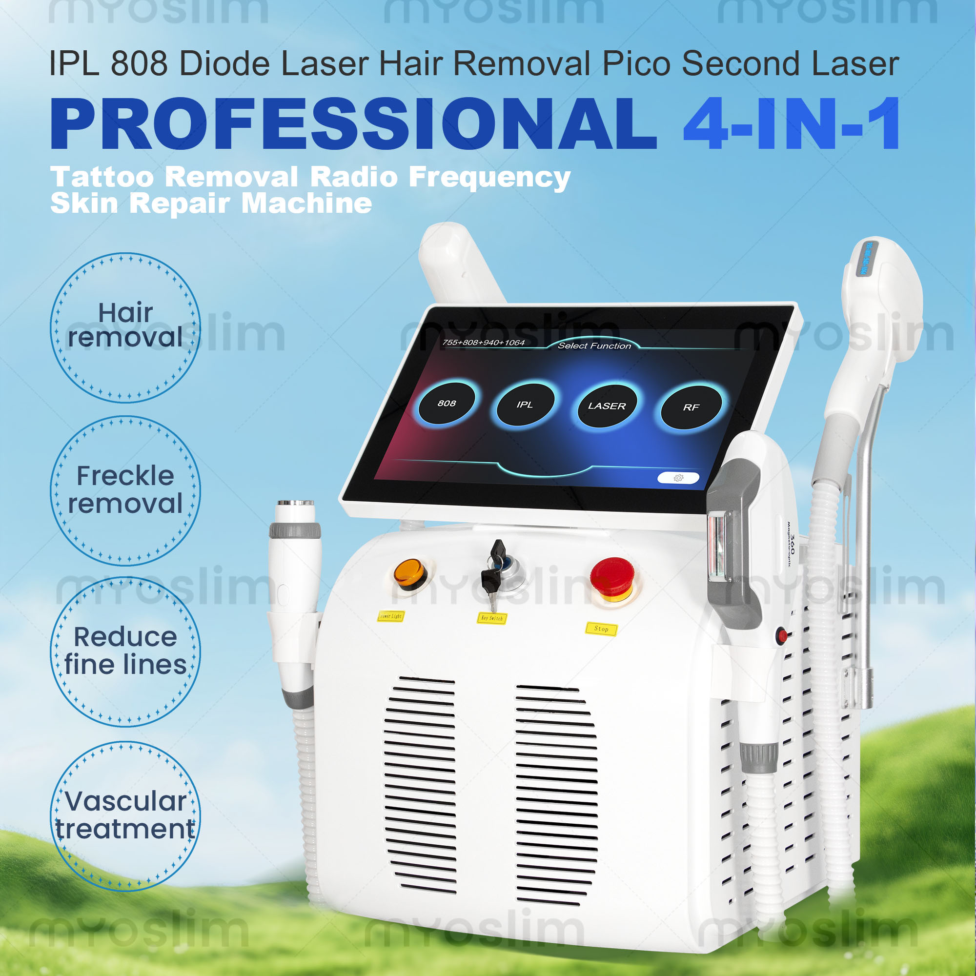4 IN 1 Soprano Titanium Diode  - огляд і ціна Cooling Gel For Laser Hair Removal