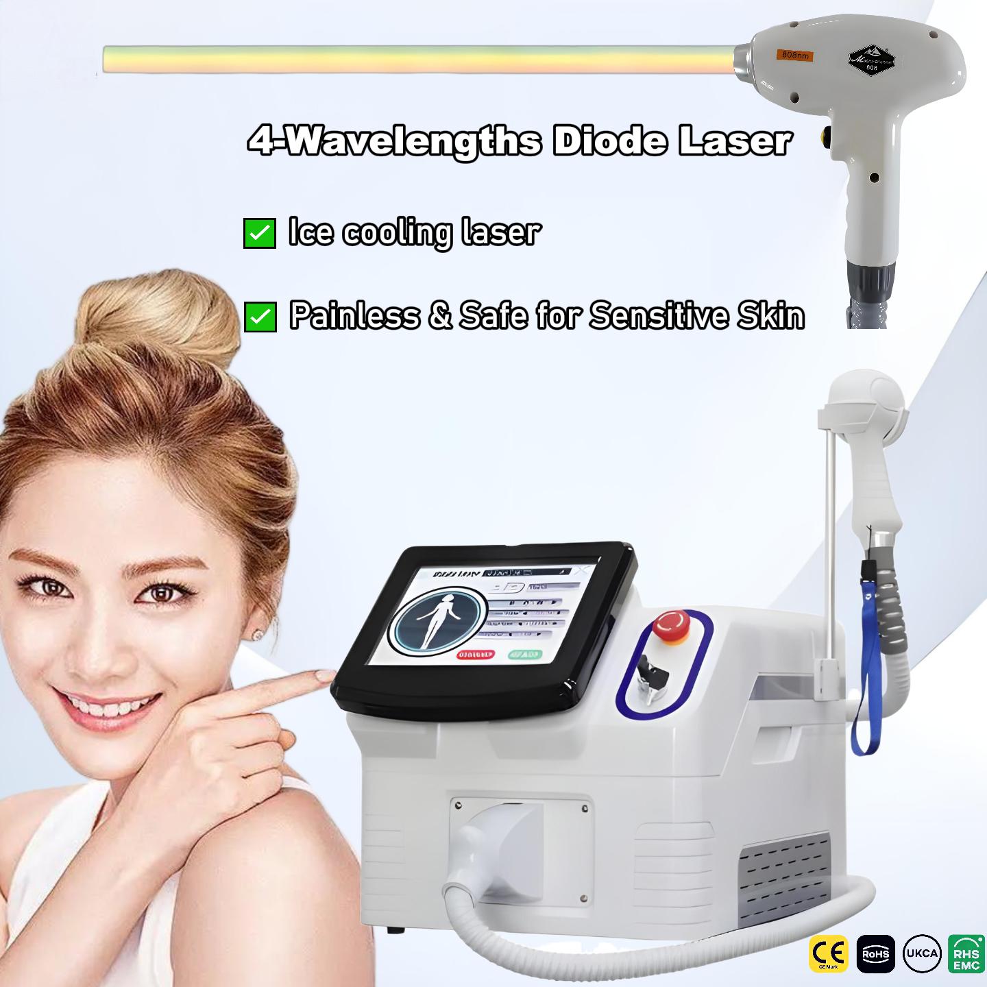 2026 4000W Diode 755 808 1064n - огляд і ціна Ice Titanium Diode Laser Machine